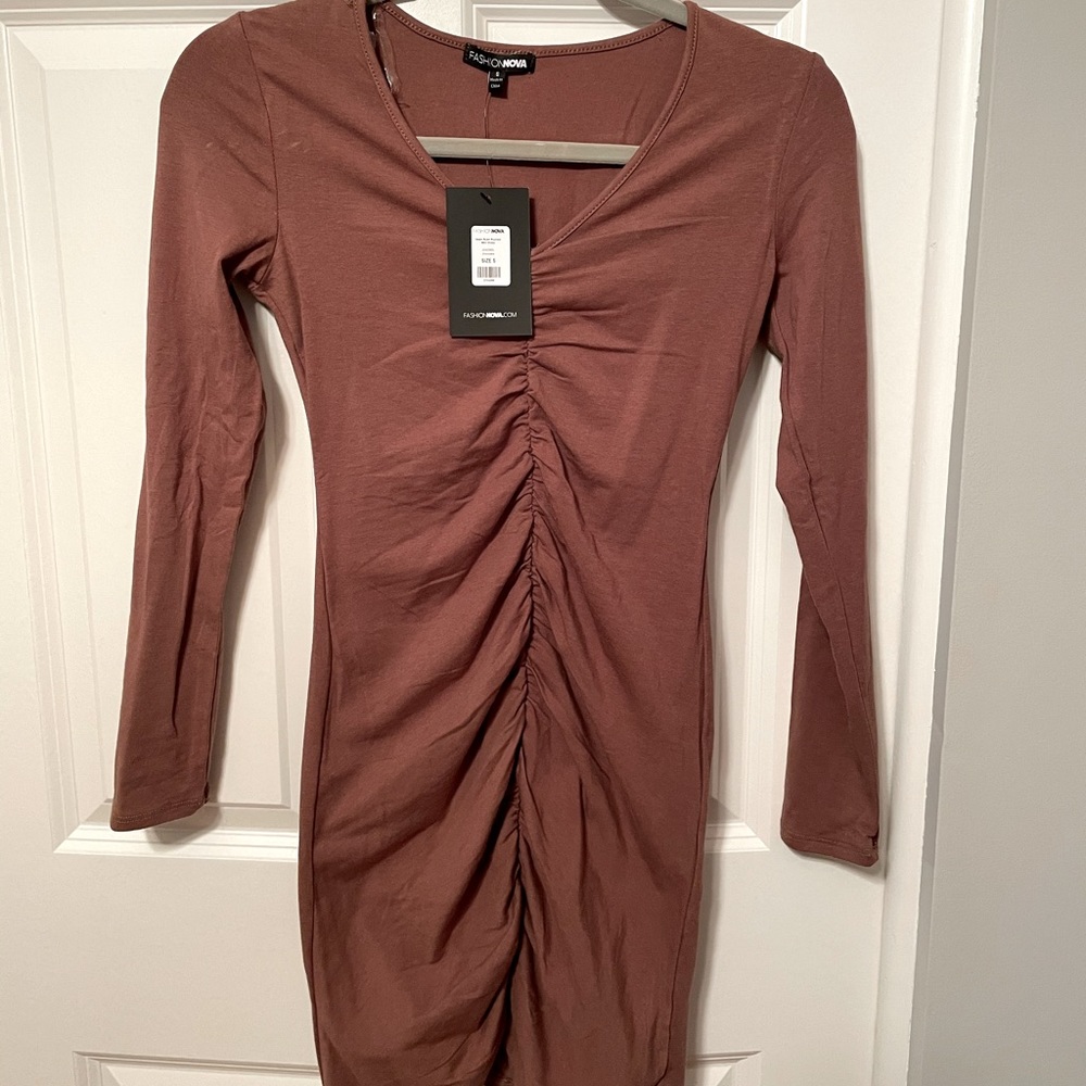 Heart Rush Ruched Mini Dress